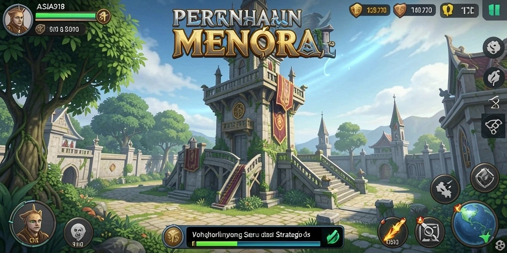 Gameplay seru dan menegangkan di ASIA918 dengan menara pertahanan.