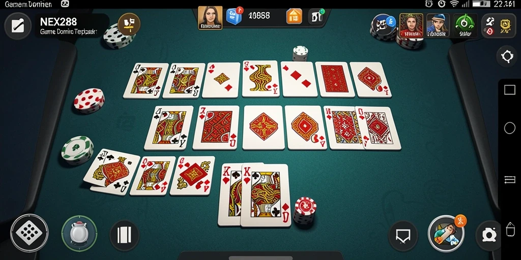 Screenshot yang menunjukkan gameplay seru NEX288