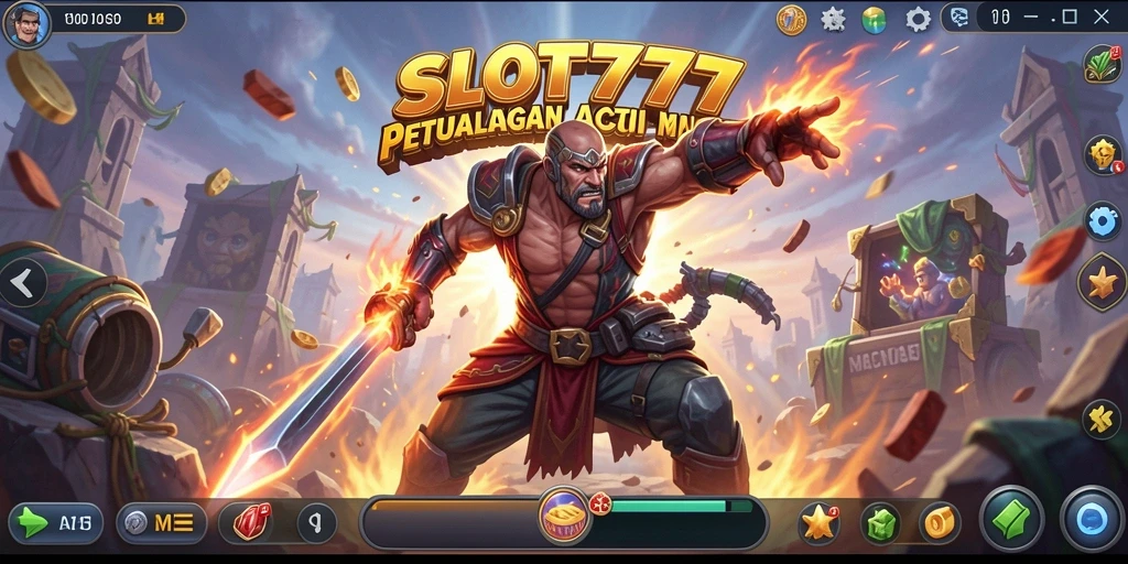 Tampilan menegangkan gameplay SLOT777 dengan aksi penuh adrenalin.