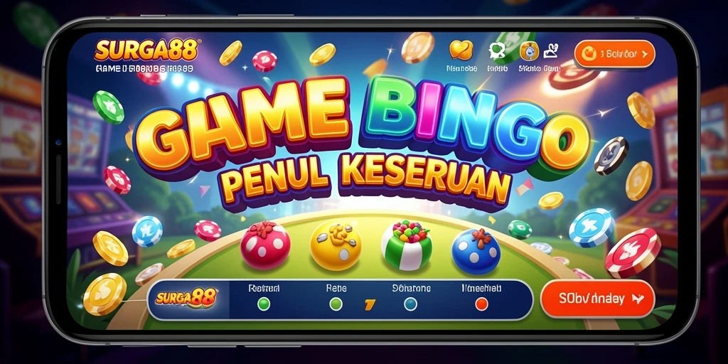 Screenshot gameplay SURGA88 yang menampilkan keseruan permainan Bingo.