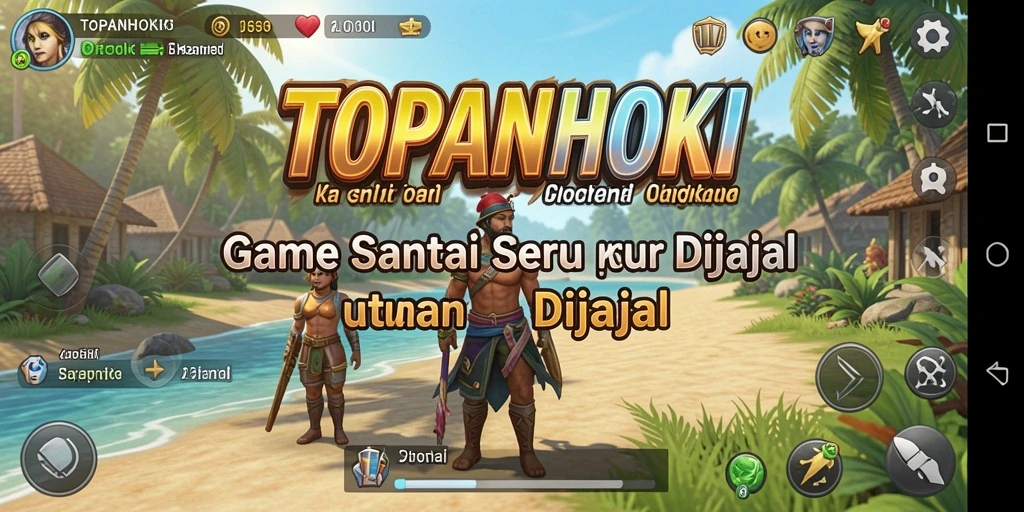 Screenshot menunjukkan gameplay seru dan menantang di TOPANHOKI.